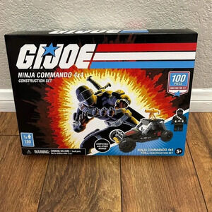 NEW GI Joe Construction Sets Ninja Commando 4x4 Transport & Mini Figure 100pcs